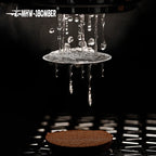 MHW-3BOMBER Titanium Coating Espresso Puck Screen 51/53/58.5mm Reusable Metal Filter 0.8mm Thickness Lower Shower Screen