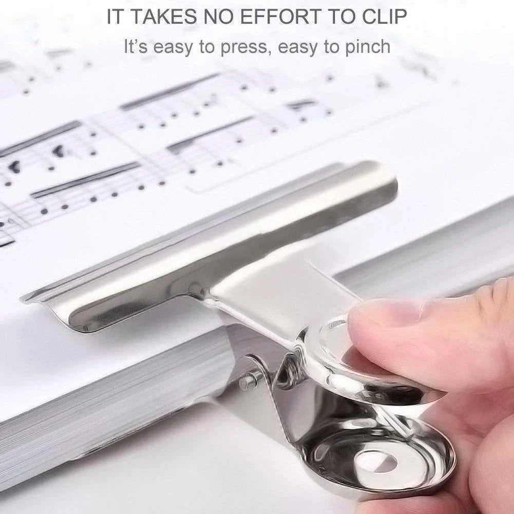Stainless Steel Bulldog Clips Metal Office Paper Clip Binder Grip Clamp 75mm