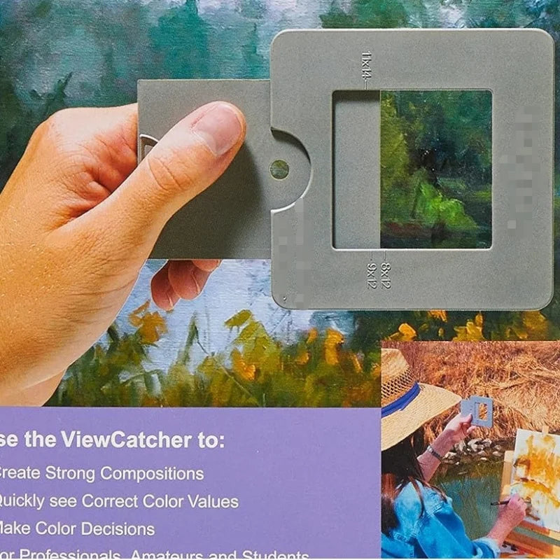 Portable Geometric Drawing Aid Viewfinder Math Drawing Set Vision Capturer Student Drawing Tool Math Teaching Aid