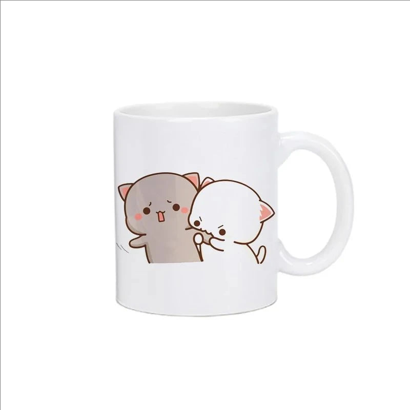 Panda Bear Bubu Dudu Coffee Milk Cup Mocha Cat Panda Bear Couple Christmas Mug Kawaii Cups Original Mugs Free Shipping Drinkware
