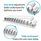 Cable Organizer Self Adhesive Cable Clips USB Cable Management Clamp Car Home Desk Wall Cord Holder Charging Wire Winder Manager