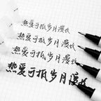 Medium/Fine/Extra-fine Signature Pens Drawing Calligraphy Practice Pen Script Writing Brush Calligraphy Brushes Chinese Brushes