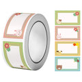 1Roll(120Pcs) Cartoon Name Tags Stickers 16 Designs Decals Kids Teacher Reward Labels School Supplies Various Gift Packaging