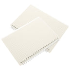 2Pcs Spiral Math Notebooks Graph Note Pads for School Office Daily Planner Journal Math Notepad Students Coil Notepad