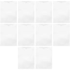 10Pcs Hanging File Folder Clear Plastic Document Holder Portable Paper Storage Bag Office Use File Organizer Document Protector