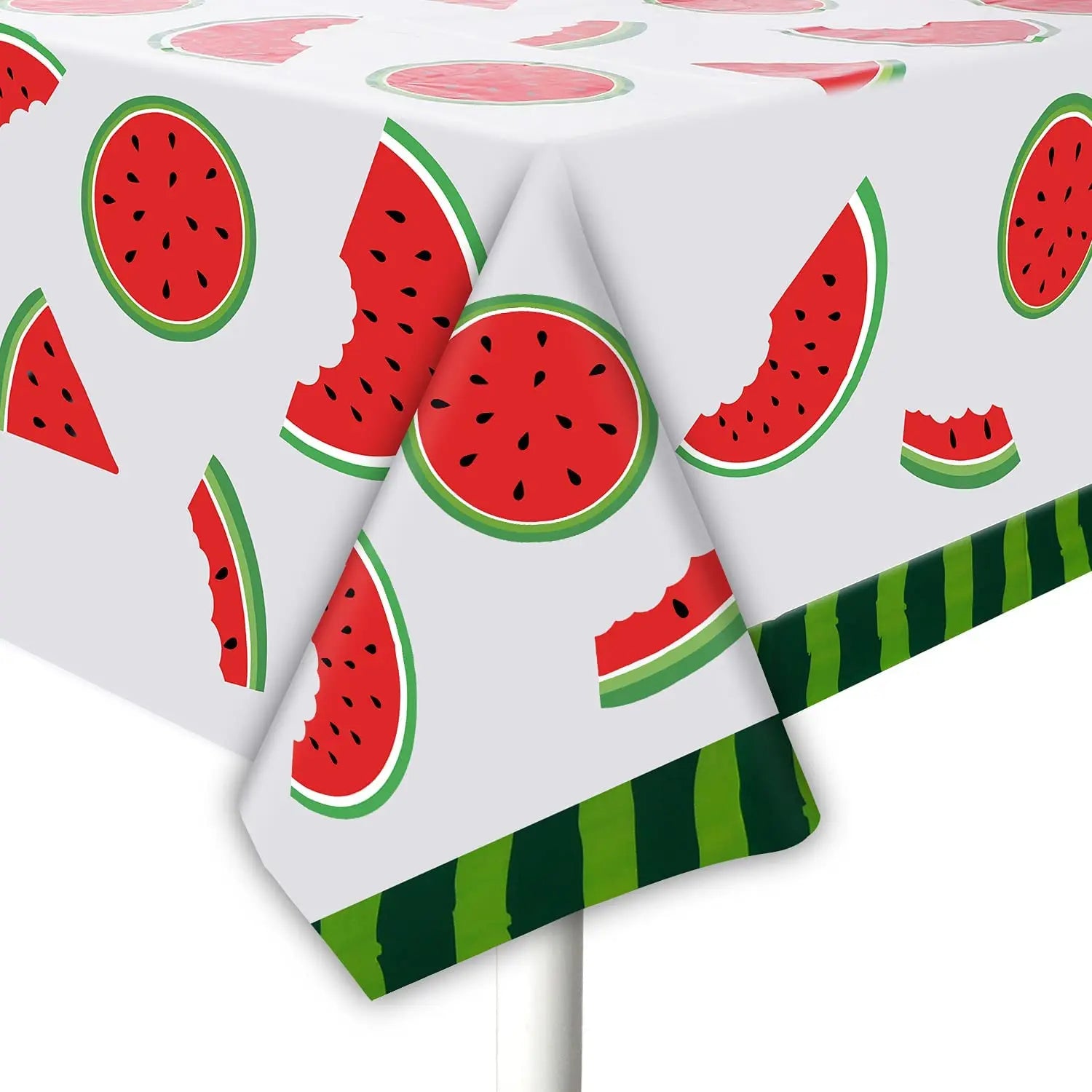 Watermelon Party Tablecloth Plastic TableCover One in a Melon Theme Girl Birthday Decoration 1st 2nd 3th Birthday Party Supplies