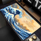Large Gamer Mouse Mat Gaming XXL Mouse Pad Great Wave Gaming Mouse Pad Office Table Carpet Gaming Mats Computer Big Deskmat