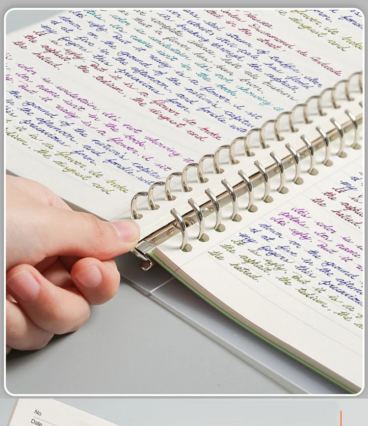 A4/B5/A5 Loose Leaf Refill Binder Notebook Blank/Line/Grid/Cornell Replacable Metal Ring Office&School Supplies Stationery