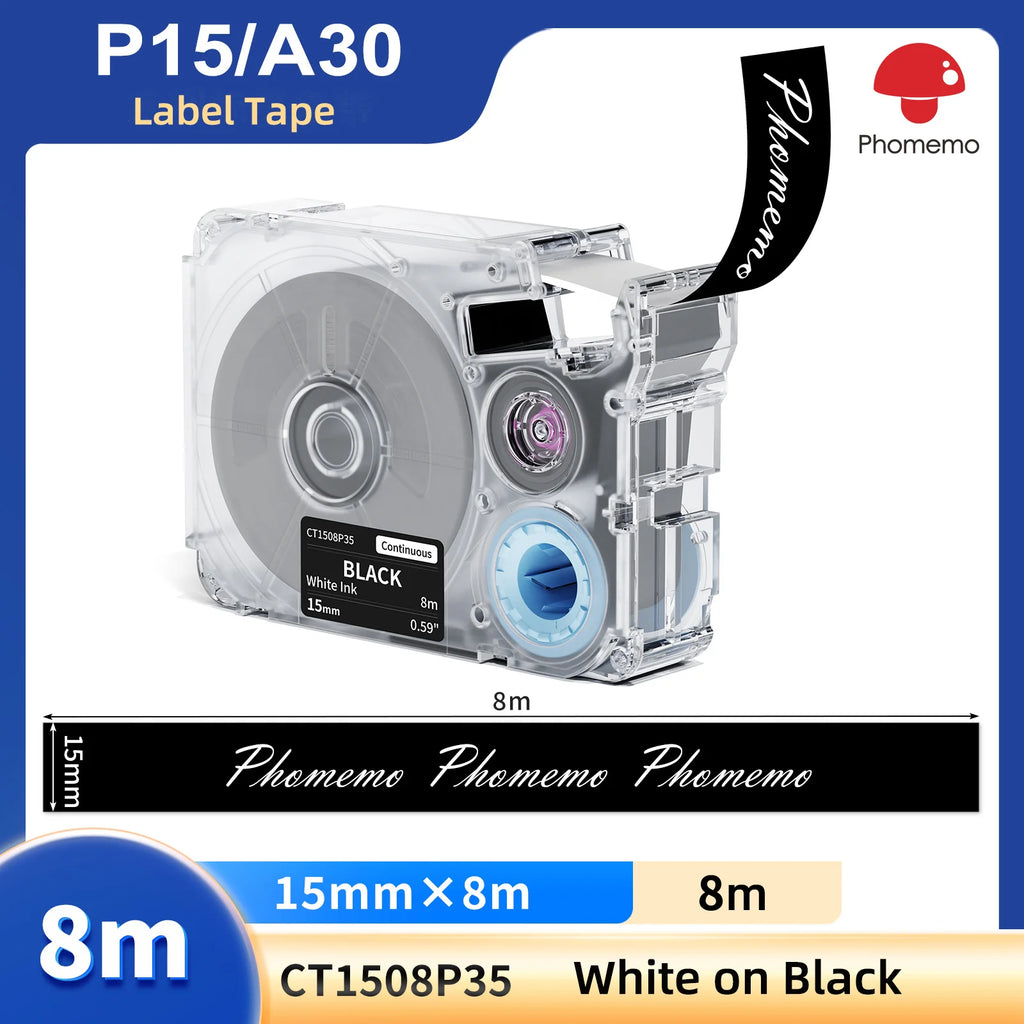 Phomemo A30Label Maker Wireless Mini Thermal Printer Portable Adhesive Sticker Barcode Labeling Machine for Home School Office