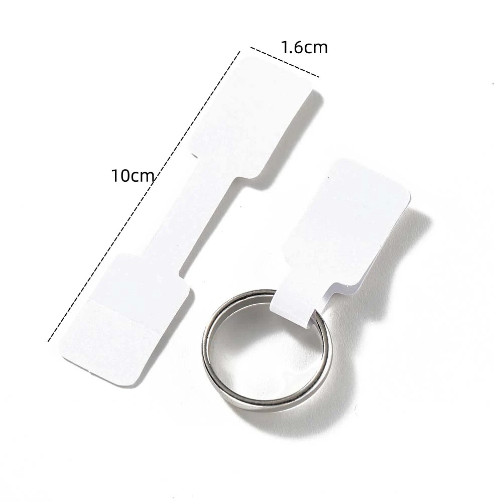 200pcs Blank Jewelry Price Tags Stickers White Self Adhesive Label for Necklace Earring Price Identify Small Businesses Display