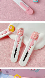 1pc Mini Portable Art Knife Students Use Envelope Opener Cute Cartoon Paper Cutter Office Stationery Express Unpacking Device