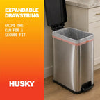 13 Gallon Tall Kitchen Drawstring Bags, 120 Bags, Strong Trash Bags for Wastebasket, Heavy Duty Garbage Bags for Home, Office, Kitchen Can Liners