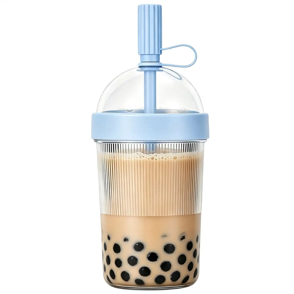 Reusable Coffee Cups with Lids 17oz Tumbler with Straw Tea Mug with Straw for Women Men Travelers Students Home Office Gym