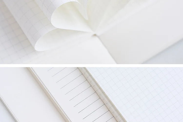 A5 A6 80Sheet Paper Refill Agenda Planners Diary Grid Line  Binder Sheets Six Hole envelope zip pouch Office School Stationery