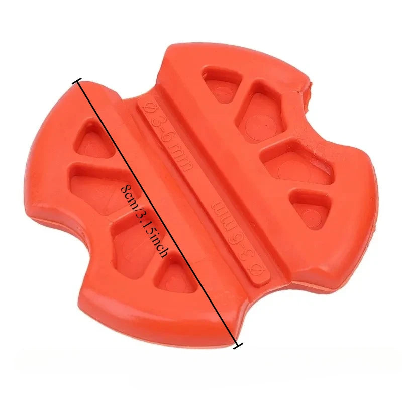 1/2pcs Portable Wire Drawing Machine Rubber Thread Device Electrician Wire Holder Tool Wire Drawing Anti-slip Clamp