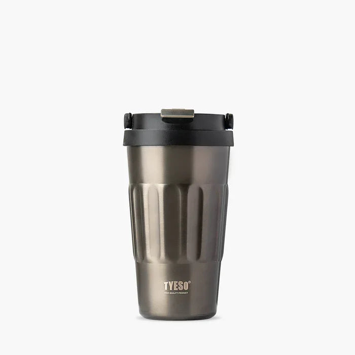 Tyeso 400ML/500ml Vintage Vacuum Flasks Insulated Coffee Mug 304 Stainless Steel Portable Travel Cup Handheld Thermos Hot Cold