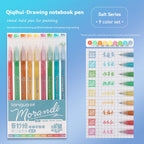 105Color Hand Account Gel Pen Languo Morandi Retro Pen Large-Capacity Color Handbook Pen For Student Painting Graffiti Writting