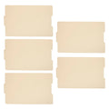5Pcs Manila File Folders Pressboard Document Organizer Letter Size Beige Office School Classroom Business Filing Supplies