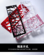 GH60/Wooting60/MAD60 Hollow Transparent Keyboard Shell 60% Keys Layout Keyboard Case for PC Accessory Customized Keyboard Shell