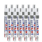 1/3/6/12 Colors Permanent Paint Marker White/Gold/silver Markers for Car Tire Tread Rubber Fabric Paint Metal Paint Marker Pens