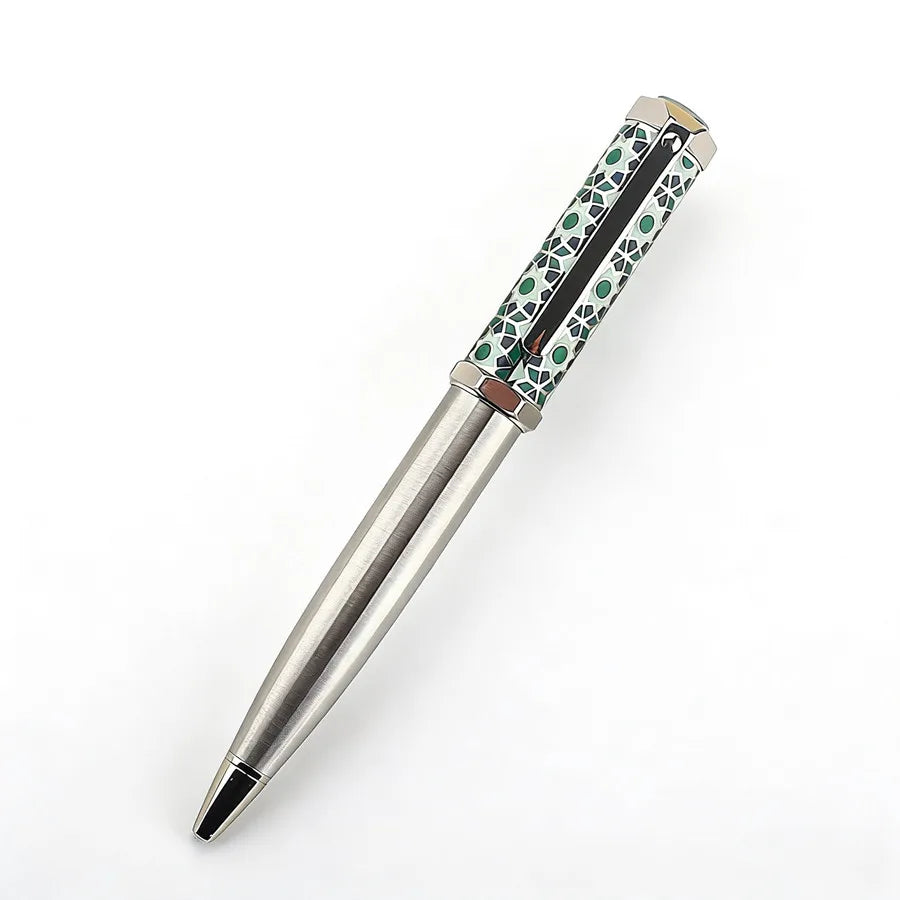 Luxury Metal Rollerball Pen 0.7mm Blue Ink Steel Gold Business Signature Pens for School Office Writing Supplies Stationery