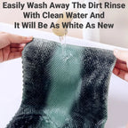 Fish Scale Microfiber Cleaning Cloth Lint Free No Trace Reusable Polishing Rag For Window Car Kitchen Mirror Glass