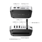 UGREEN USB HUB Docking Station for Mac Mini M4 M4 Pro M.2 NVMe SSD 8TB Max 10Gbps USB-A&C Ports SD&TF 170MB/s USB Splitter Dock