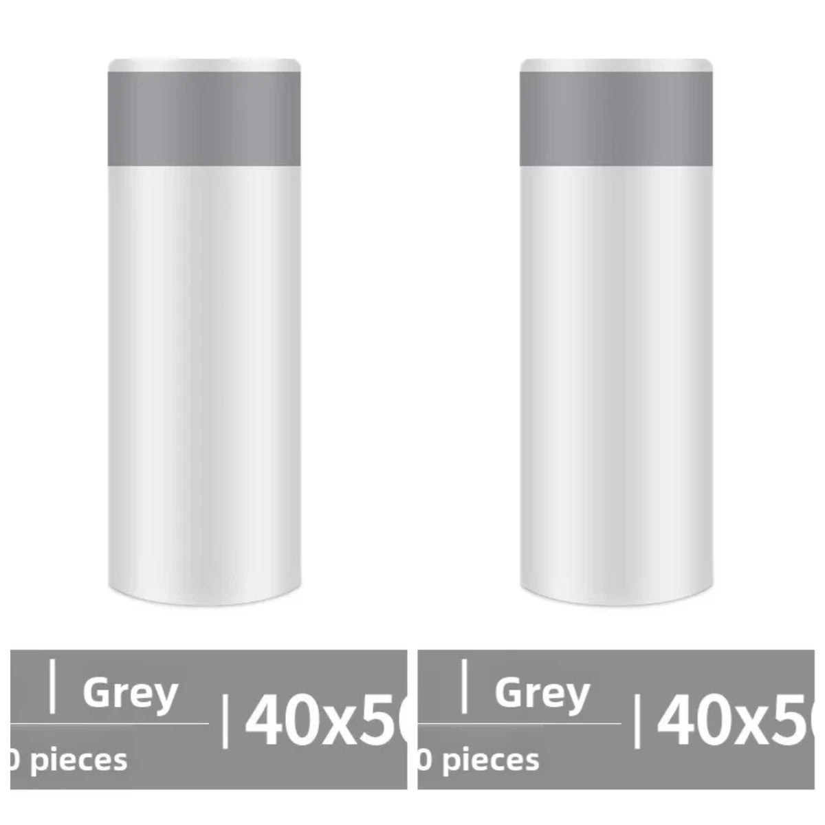 Drawstring Trash Bags Kitchen Waste Disposable Garbage Can Liners Strong Home Office Assorted Sizes Clear