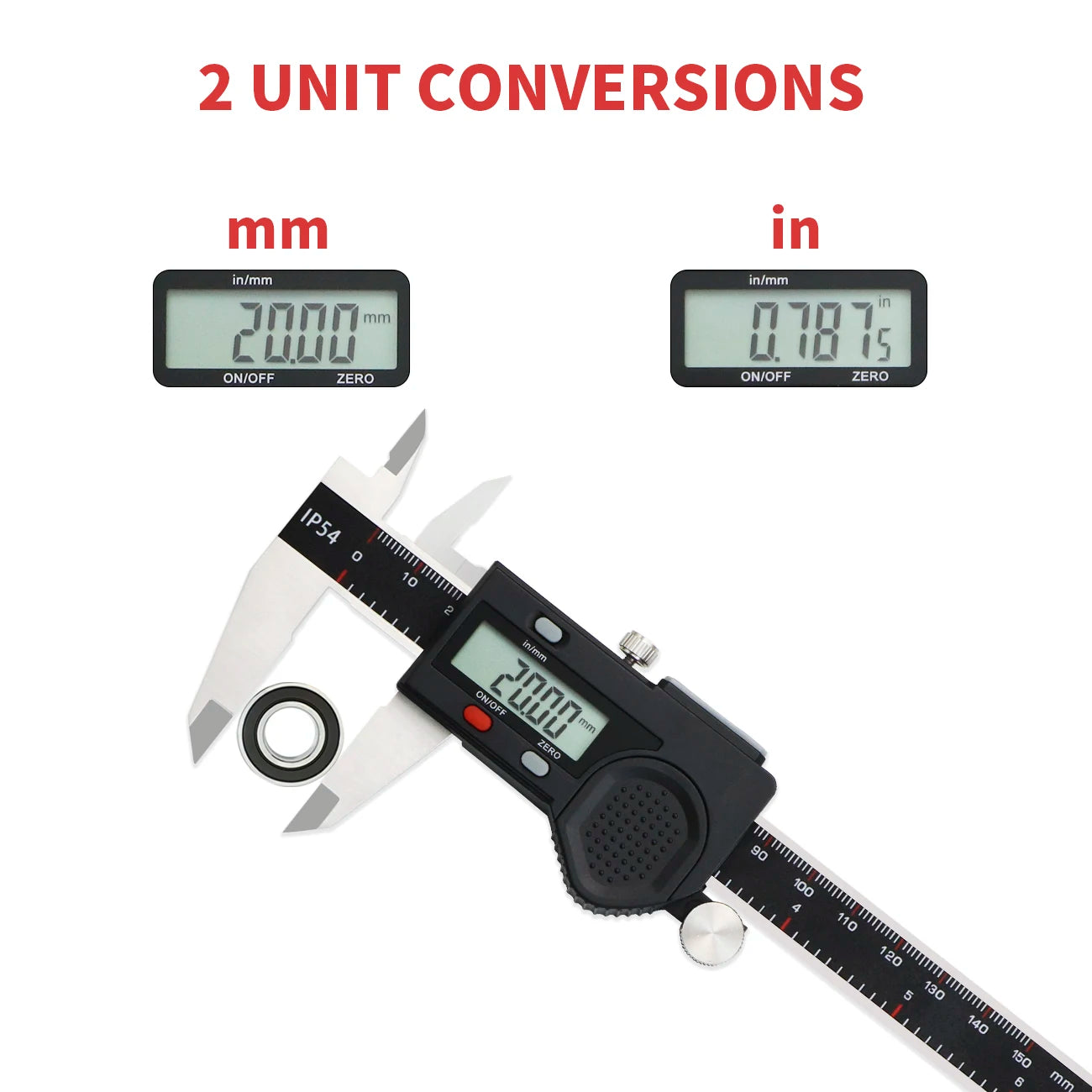 SHANHR Electronic Vernier Caliper 150mm Digital Vernier Calipers Micrometer Steel Vernier Caliper Messschieber Paquimetro 150 mm