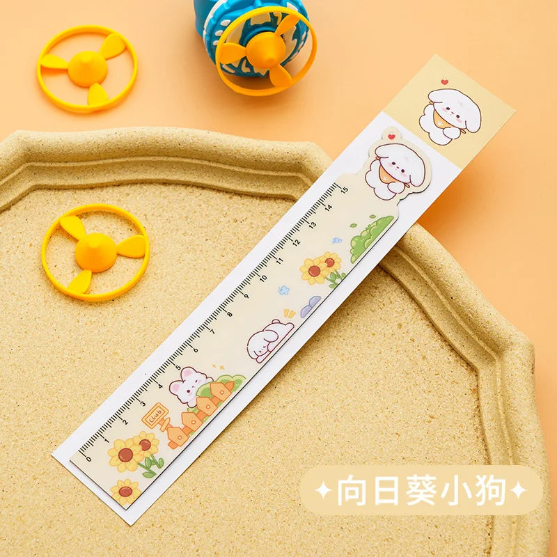 Magnetic Ruler Multifunction Cartoon Soft Ruler Ruler Cute Student School Supplies Reward Children Stationery Small Gift
