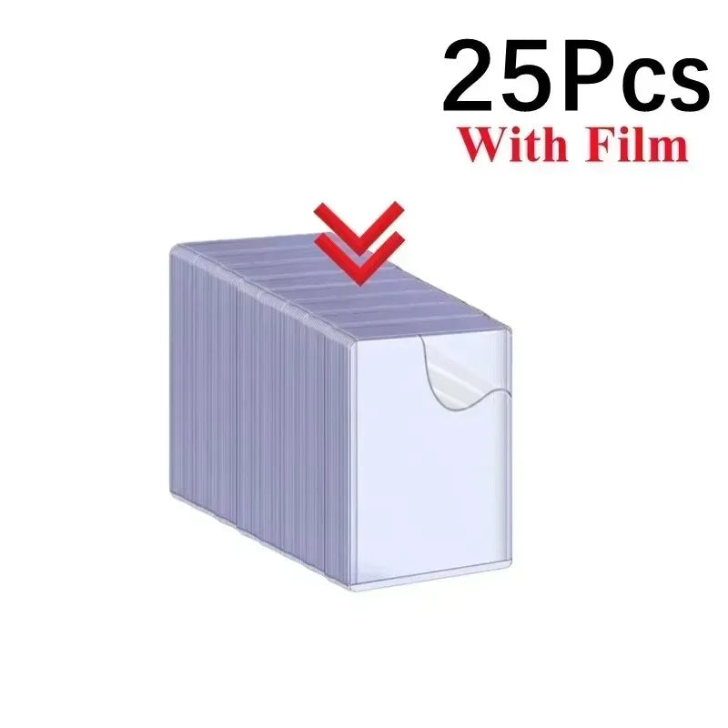 1-50Pcs 35PT Transparent Card Sleeve Clear Trading Card Holder Idol Photo Game Card Holders Cover