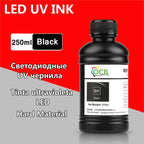 250ML Bottle LED UV Ink For Epson L800 L805 L1800 R290 R330 1390 1400 1410 UV Printer Ink UV Varnish Gloss Ink Hard INK Soft