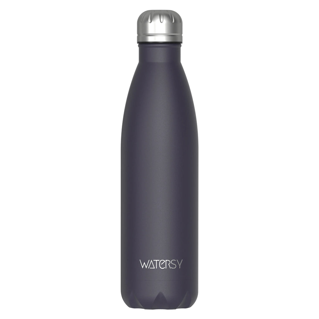 WATERSY 500ml Stainless Steel Water Bottle Insulated Vacuum Flask Double Wall Thermal Cup Keep Cold Hot Sports Kettle