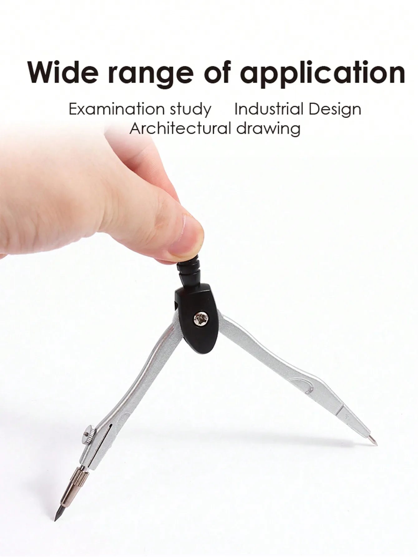 Precision Compasses with Replaceable Tips  Student Drawing and Mapping Tool Set  Suitable for Both Examination and Office Use