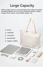 Shockproof Canvas Women Laptop Tote Bag 14 inch for Macbook Air Pro Huawei Dell ASUS Acer XiaoMi HP Notebook Handbags Briefcase