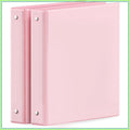 3 Ring Binder 1 Inch 2 Pack, Clear View Binder Three Ring PVC-Free (Fit 8.5x11 Inches) for School or Office Supplies