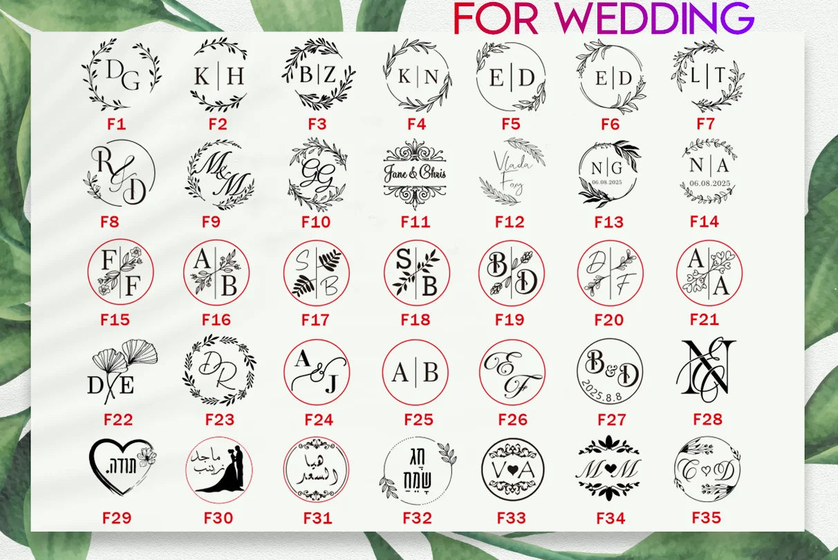 Personalized Logo Self inking Stamp Customized Photosensitive ink Stamps Your design picture Custom wedding initial Library book