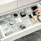 Cosmetic and Stationery Storage Box, Suitable for Makeup,Office Supplies, Home Storage, Desk & Drawer Organizer for Home Storage