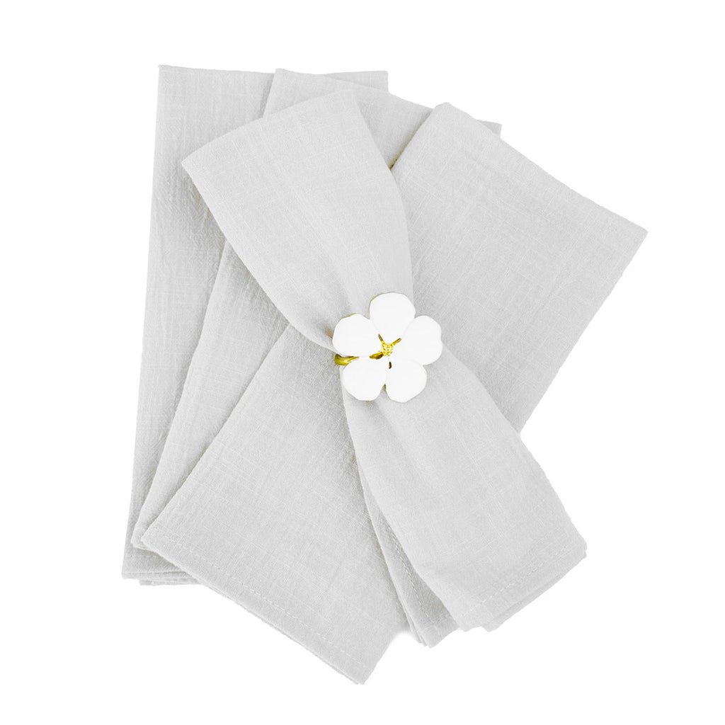 4PCS 30x45cm 100% Cotton Christmas Green Napkin Blue Reusable Wedding Party Table Decor Retro Napkins