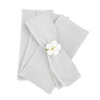 4PCS 30x45cm 100% Cotton Christmas Green Napkin Blue Reusable Wedding Party Table Decor Retro Napkins