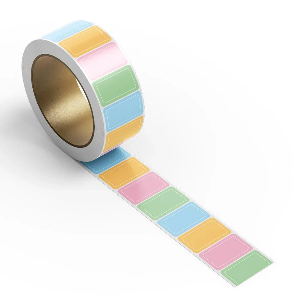 800Pcs Waterproof Self-adhesive Label Stickers Colorful Handwritten Name Index Sticker