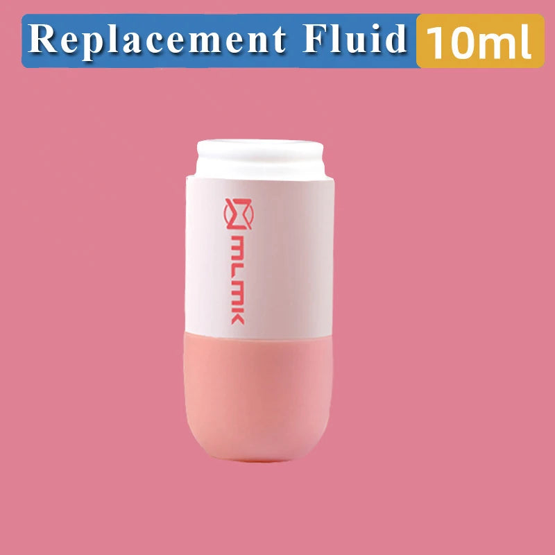 2 in 1 Thermal Paper Correction Fluid with Unboxing Knife Durable Home Anti Peep Identity Protection Fluid Eraser Stamp