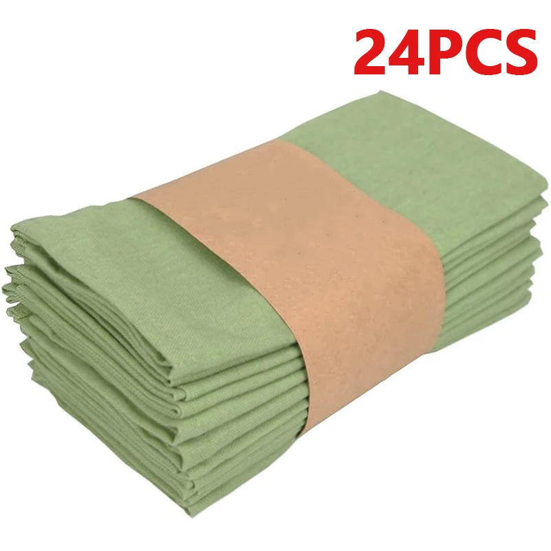 Table Cloth Napkins Durable Polyester Thicken Placemat Reusable for Kitchen Dining  Wedding Decoration 16inch*16inch