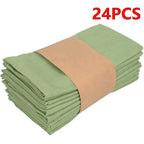 Table Cloth Napkins Durable Polyester Thicken Placemat Reusable for Kitchen Dining  Wedding Decoration 16inch*16inch
