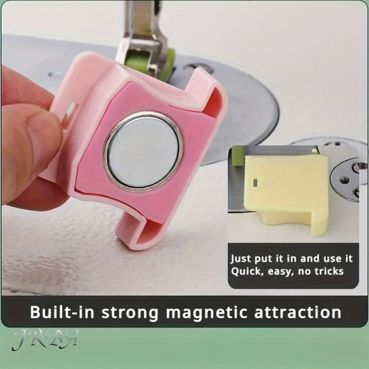 1pcs GP30 Strong Magnetic Sewing Guide Ruler, Sewing Machine Accessories, Alignment Tool, Random Color