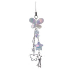 Y2K Charms Phone Pendant Butterfly Sweet Girl Phone Lanyard Phonestraps Backpack Ornament Phone Chain Camera