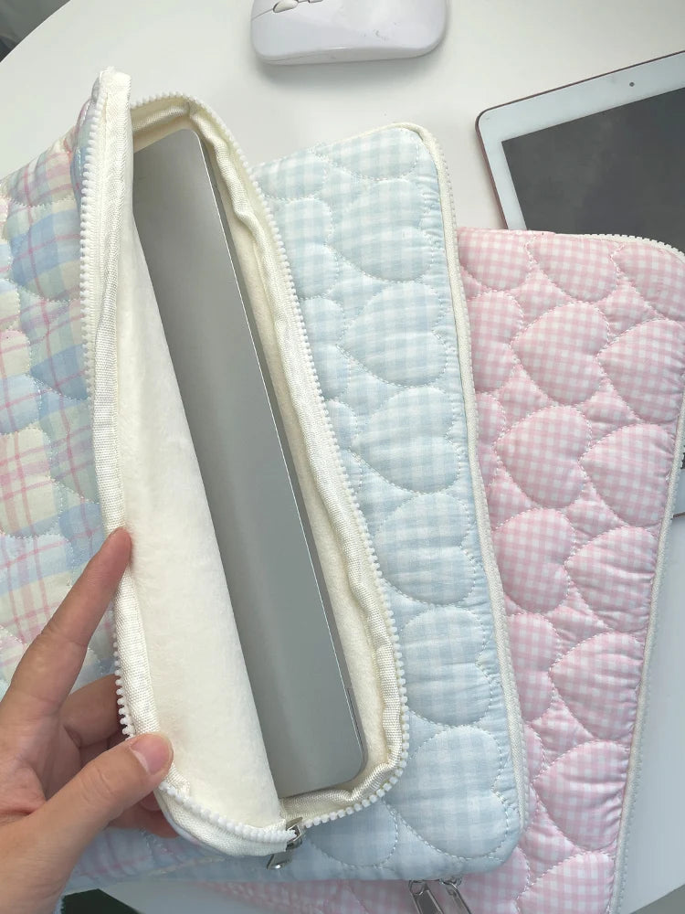 Cute Laptop Sleeves 13.3 14 15 15.6 Inch For Macbook Tablet Sleeve Bag For IPad Pro9.7 10.2 11 Air3 4 10.5 10.9 XiaoMi Samsung