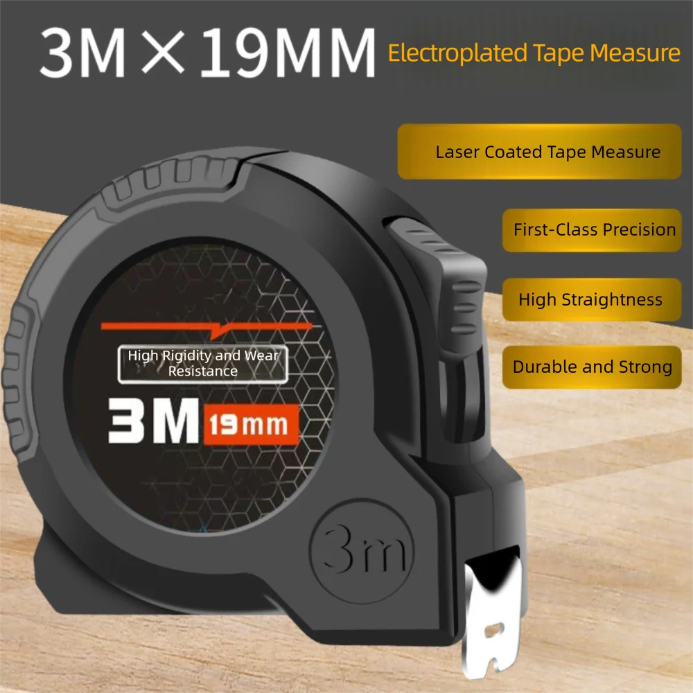 High-precision Portable Thickened Drop-resistant Steel Tape Measure 3/5/7.5/10m Ranging Tool Tape Measure