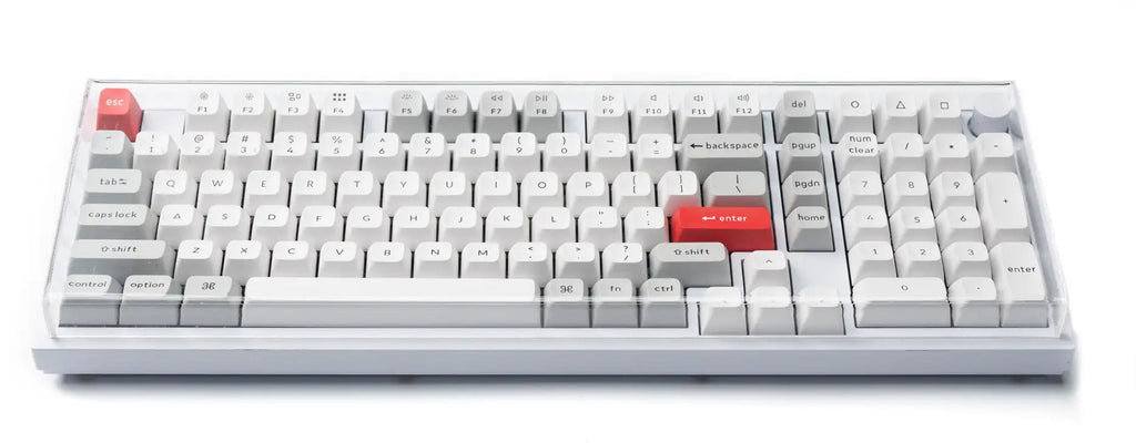 Acrylic Mechanical Keyboard Dust Cover for Keychron Custom Keyboard Waterproof Prevent Pet Treading