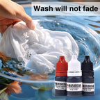 10ml Blue Red Black Ink Textile Clothes Ink Special Ink For Students Kids Name Stamp Printing On Clothing Waterproof Not Fade